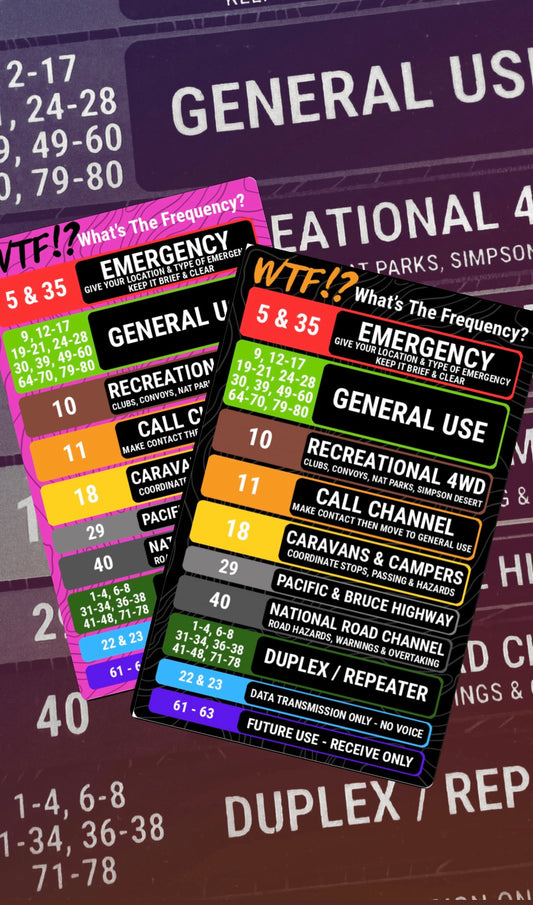 WTF!? UHF Channel Guide Sticker